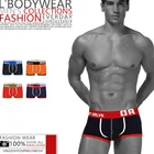 95%Cotton 5%Spandex seamless men boxer brief underwear
