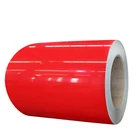 Prepainted Galvanized steel sheet PPGI Red color coated sheet in coil Steel plate for roofing sheet