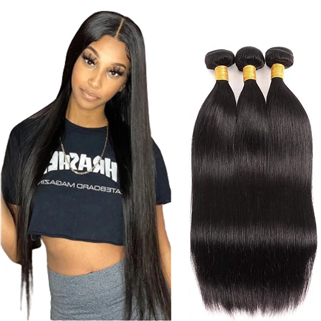 Wholesale Cuticle Aligned Virgin Mink Brazilian Straight Human Hair Bundles with Closure virgin human hair extension vendors
Wholesale Cuticle Aligned Virgin Mink Brazilian Straight Human Hair Bundles with Closure virgin human hair extension vendors