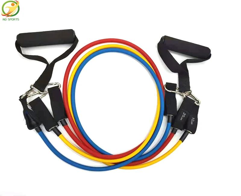 Muscle training belt women 11-piece fitness rally pull rope kit device resistance band set bandas de resistencia, Can be customized
Muscle training belt women 11-piece fitness rally pull rope kit device resistance band set bandas de resistencia, Can be customized