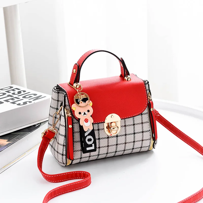 2021 new hot sale cute lattice handbag diagonal small square bag for gifts, 6 colors
2021 new hot sale cute lattice handbag diagonal small square bag for gifts, 6 colors