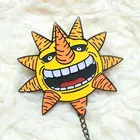 Silver Plating Factory Directly Custom Enamel Collar Decoration Cute Couple Silver Plating Lapel Pin With Long Chain