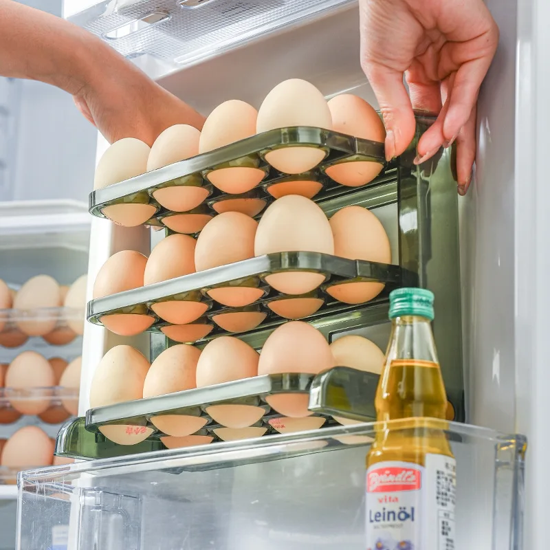 Refrigerator Organizer Timable Folding Egg Carton Refrigerator Side Door Organizer Three Tier Egg Carton
Refrigerator Organizer Timable Folding Egg Carton Refrigerator Side Door Organizer Three Tier Egg Carton
