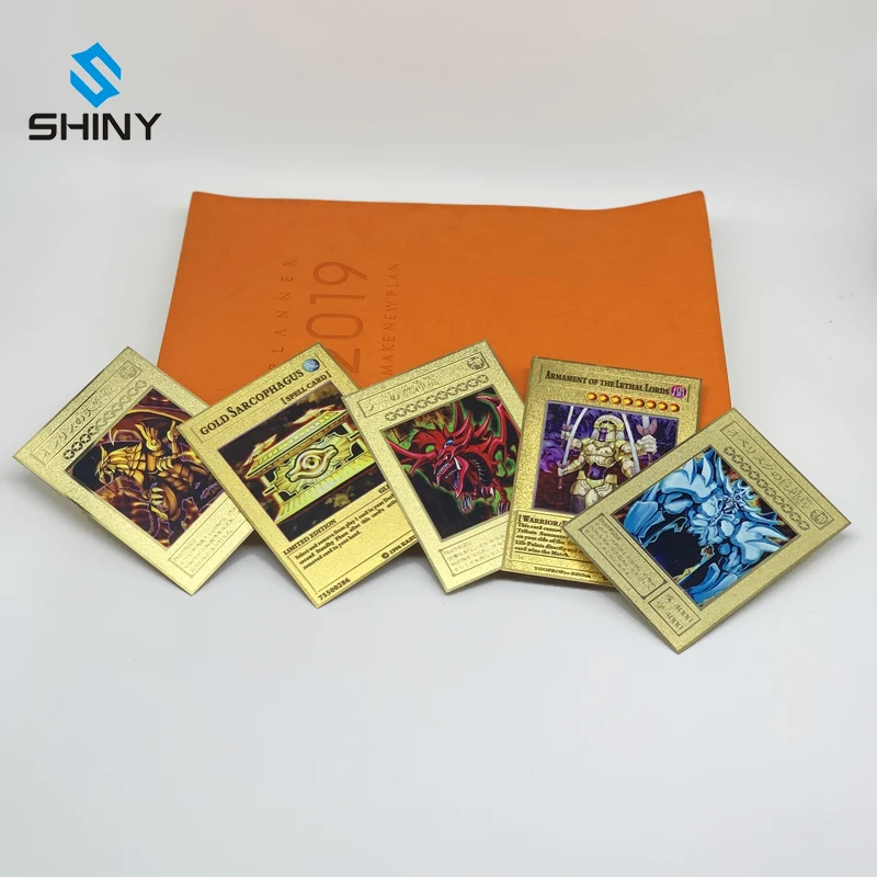 

China custom YU-GI-OH legendary decks ultra pro mtg rare gold foil card yugioh cards for sale