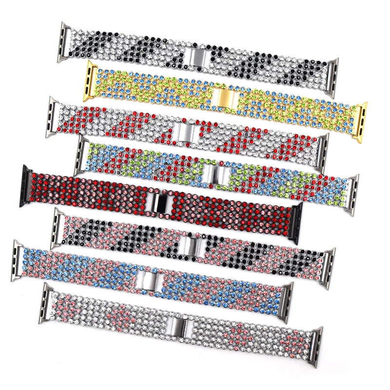Diamonds Stainless Steel Watch Strap Quick Release Solid Metal Watch Band for apple watch
Diamonds Stainless Steel Watch Strap Quick Release Solid Metal Watch Band for apple watch