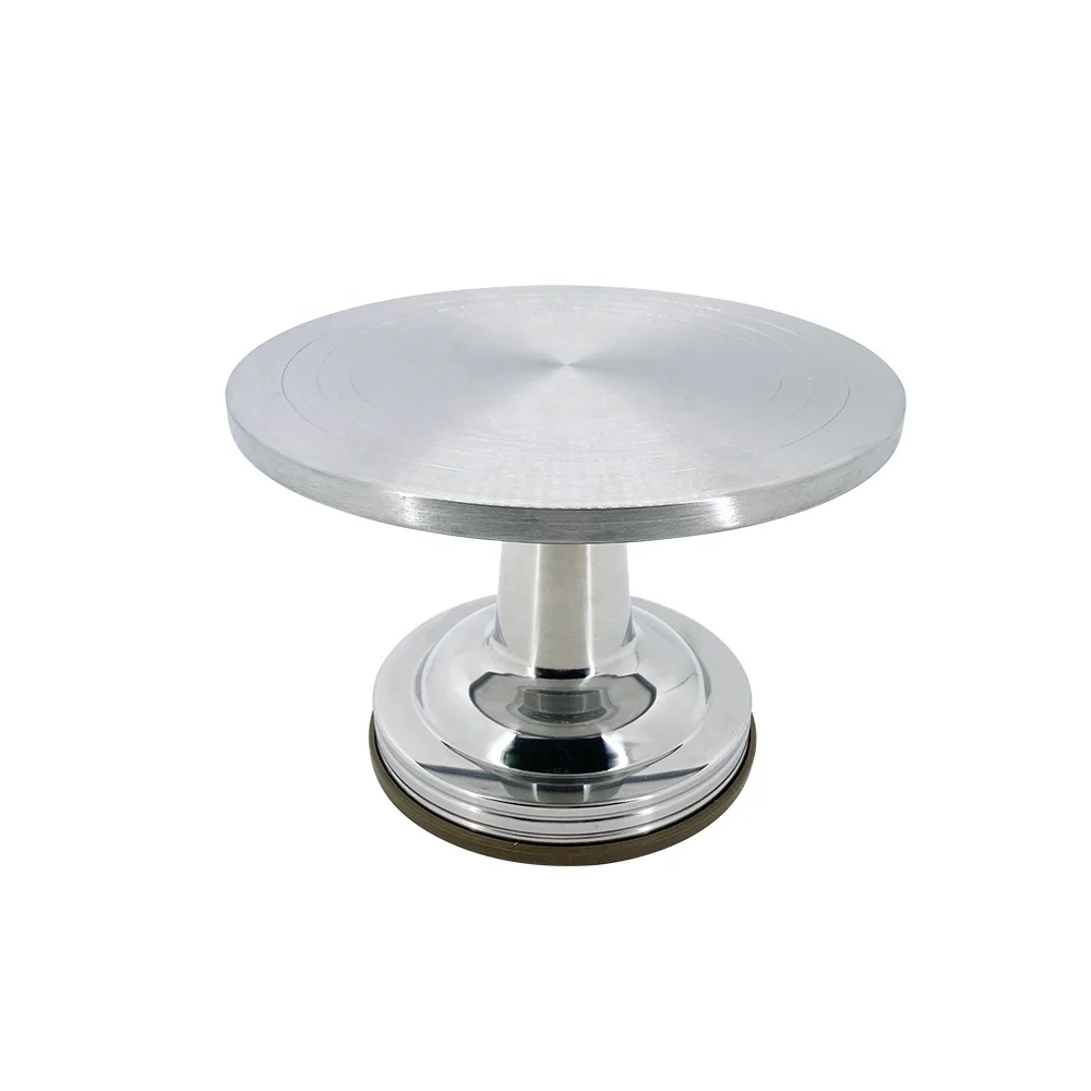 Stainless steel Material Rotating Revolving Kitchen Display Stand Baking Tools Cake Decorating Turntable, Silver
Stainless steel Material Rotating Revolving Kitchen Display Stand Baking Tools Cake Decorating Turntable, Silver