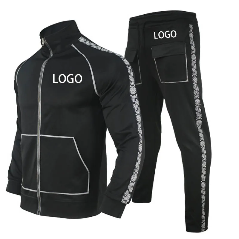 Plus Size Custom Brand Stripe Sweatsuit Jogging Solid 2 Piece Set Men Zipper Jogger Suits Reflective Jumpsuit Mens Training Sets
Plus Size Custom Brand Stripe Sweatsuit Jogging Solid 2 Piece Set Men Zipper Jogger Suits Reflective Jumpsuit Mens Training Sets