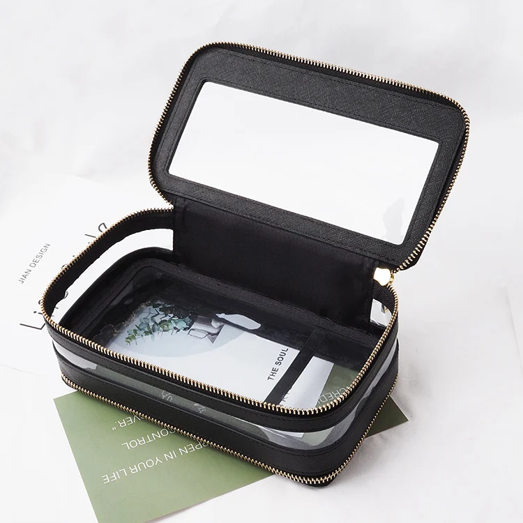 2021 Wholesale Soft Leather Cosmetic Bag for Women High Quality Leather Make Up Pouch with Zipper, Blue, yellow, black, brown
2021 Wholesale Soft Leather Cosmetic Bag for Women High Quality Leather Make Up Pouch with Zipper, Blue, yellow, black, brown