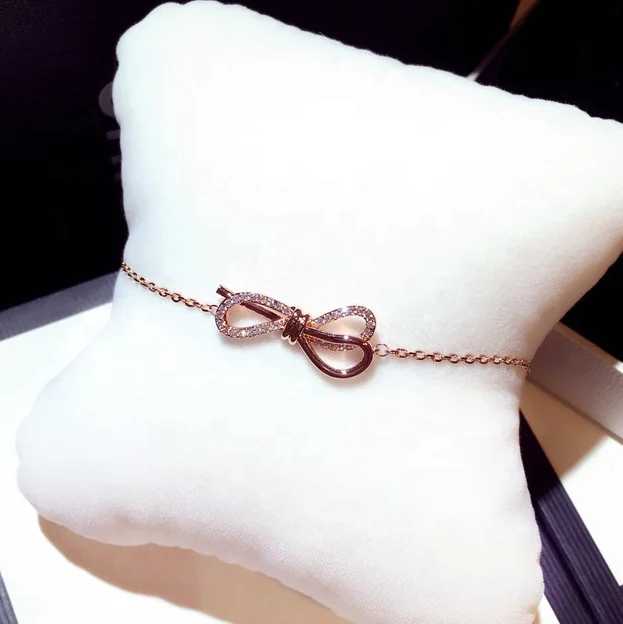 New Korean Charm Bracelets For Women Bracelets Trend Rose Gold Color Rhinestone Bownot Chain Bracelets Fashion Jewelry Female, Picture shows
New Korean Charm Bracelets For Women Bracelets Trend Rose Gold Color Rhinestone Bownot Chain Bracelets Fashion Jewelry Female, Picture shows