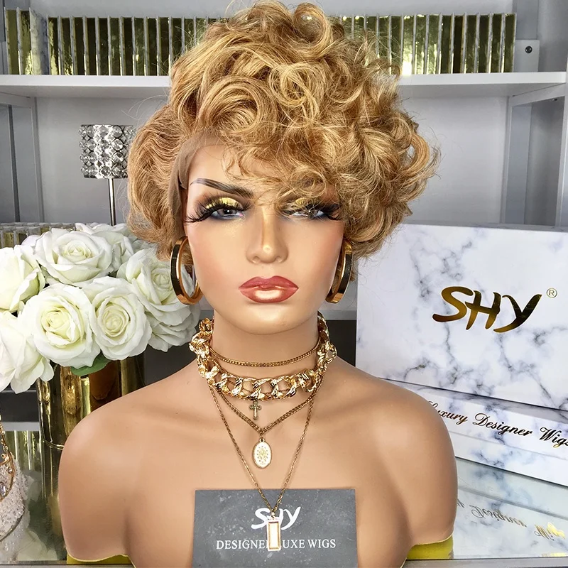 #27 Blonde Raw Indian Lace Wig Cheap Wigs With Lowest Price Lace Front Brazilian Human Hair Lace Front Wig
#27 Blonde Raw Indian Lace Wig Cheap Wigs With Lowest Price Lace Front Brazilian Human Hair Lace Front Wig