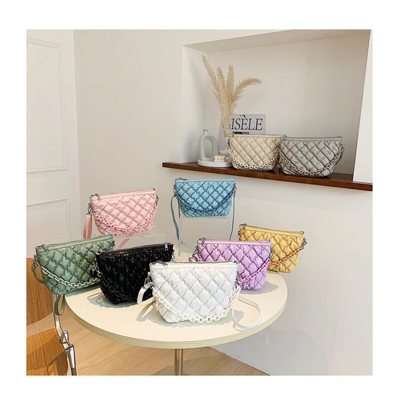 Diamond Lattice Shoulder Bags For Women Pleated Soft PU Leather Purses and Handbags Fashion Ladies Chain Crossbody Bags Mujer
Diamond Lattice Shoulder Bags For Women Pleated Soft PU Leather Purses and Handbags Fashion Ladies Chain Crossbody Bags Mujer