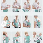 Multifunctional Positions Baby Carrier Hipseat With Cool Air Mesh