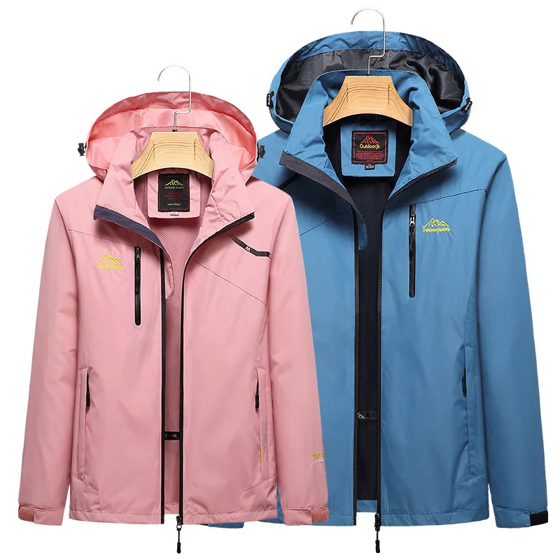 Windbreaker Lovers' Clothes Men/Women Waterproof Jacket Windproof Hooded Outdoor Sports Jacket Hiking Jacket, Black/blue/army green/gray/white/light green/pink
Windbreaker Lovers' Clothes Men/Women Waterproof Jacket Windproof Hooded Outdoor Sports Jacket Hiking Jacket, Black/blue/army green/gray/white/light green/pink