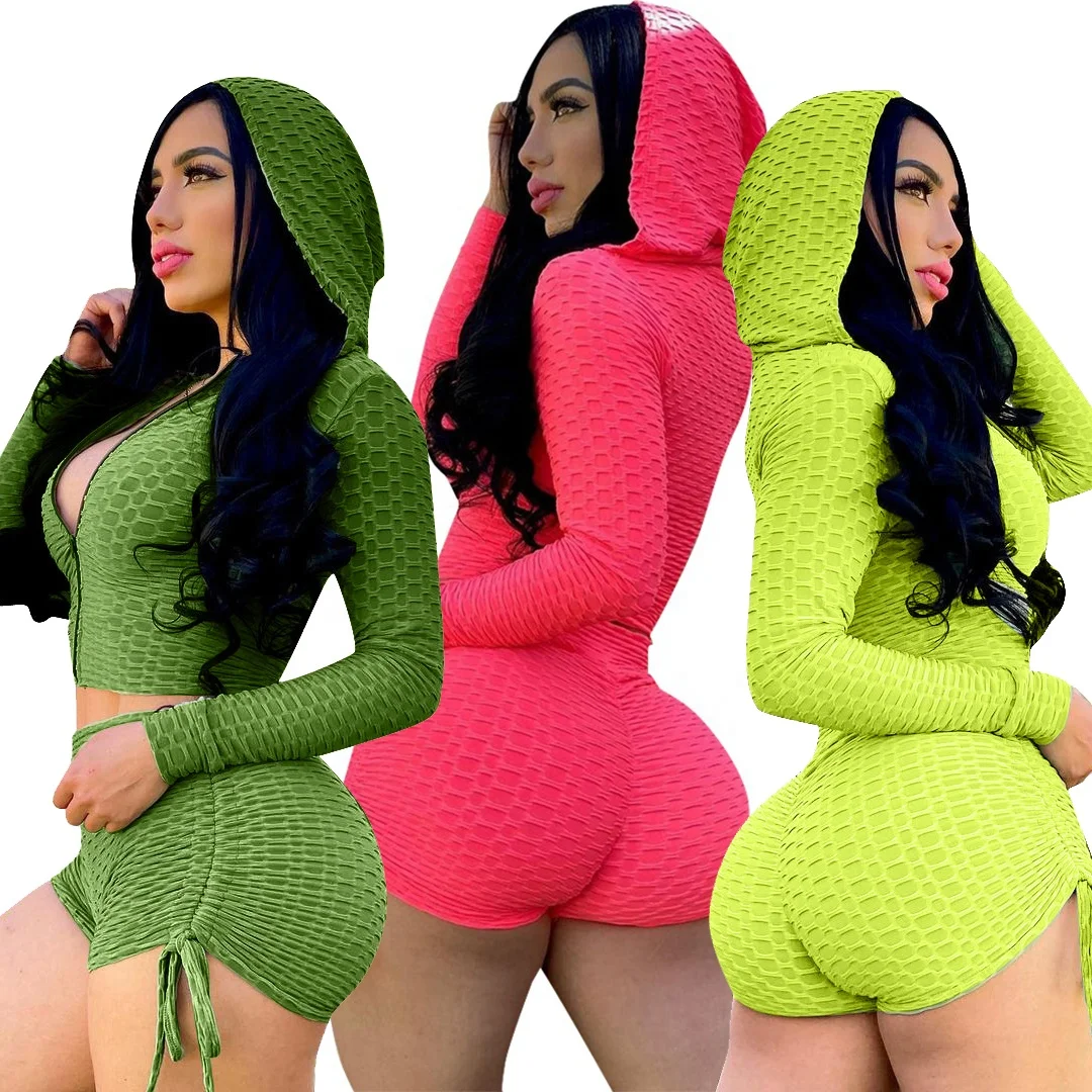 LW-L2637 Pop fabric long sleeve women hoodies 2 piece biker short set, As picture or customized make
LW-L2637 Pop fabric long sleeve women hoodies 2 piece biker short set, As picture or customized make