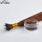 High Quality Feedback Peruvian Cold Fusion Hair Remy Human Nano Ring Hair Extension 0.8g 1g