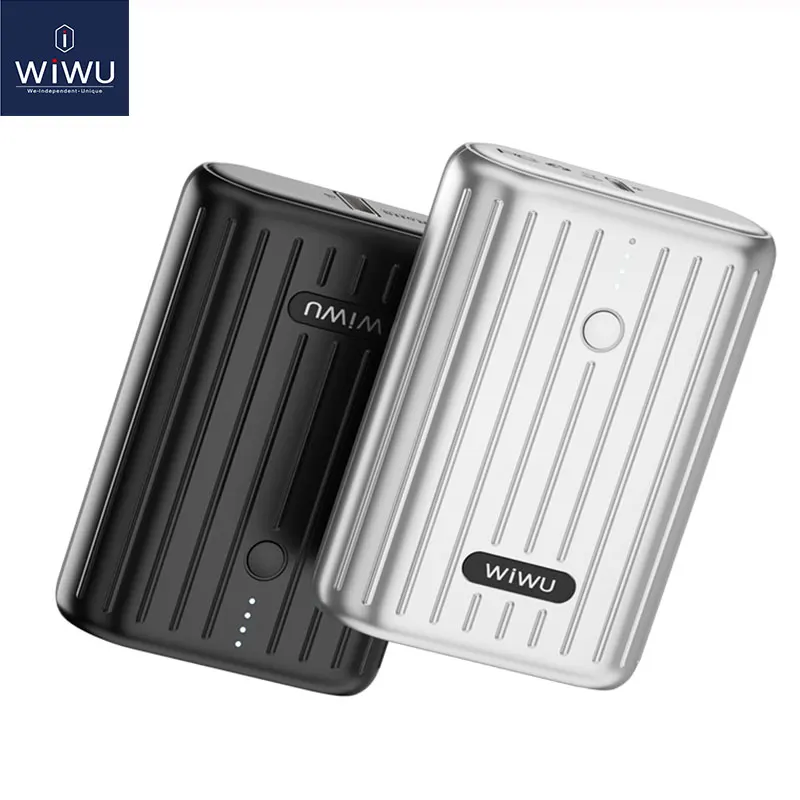 WIWU Mini Fast Charging 10000mAh Mobile Charger Small Portable 36W Power Bank Black Silver
WIWU Mini Fast Charging 10000mAh Mobile Charger Small Portable 36W Power Bank Black Silver