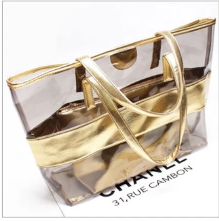 New arrivals 2021 Wholesale New Fashion Large Capacity Transparent PVC Tote Waterproof Bag Shoulder Bag For Beach
New arrivals 2021 Wholesale New Fashion Large Capacity Transparent PVC Tote Waterproof Bag Shoulder Bag For Beach
