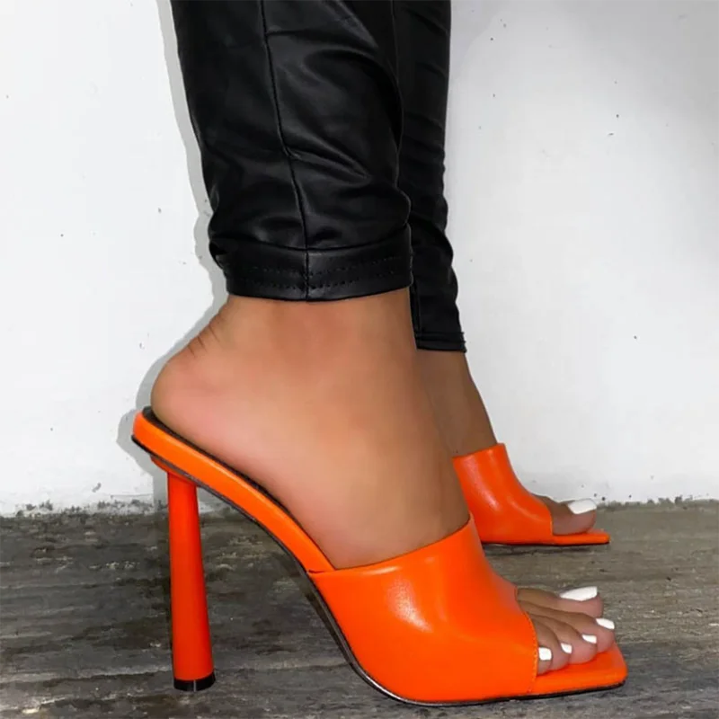 Neon Color Black White Blue Candy Orange Women Dress Shoes Large Size Stiletto Lady High Heels Pumps Sandals Open Toe Slippers, Black white orange
Neon Color Black White Blue Candy Orange Women Dress Shoes Large Size Stiletto Lady High Heels Pumps Sandals Open Toe Slippers, Black white orange