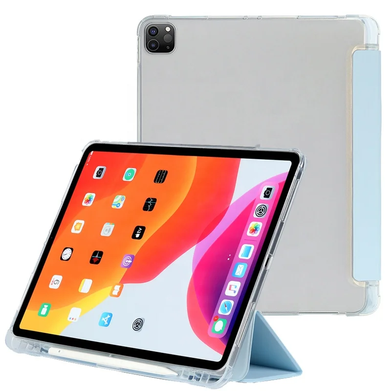 PU tablet protective transparent back cover case for iPad Pro 12.9 inch 2021 2020 2018
PU tablet protective transparent back cover case for iPad Pro 12.9 inch 2021 2020 2018