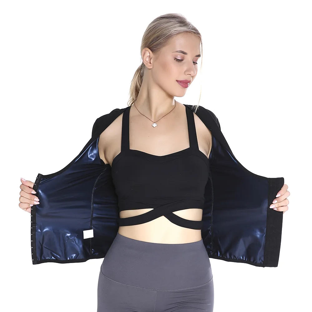 2021 new women's sweatshirt body bound sports fitness suit tight breasted body shaping Yoga vest
2021 new women's sweatshirt body bound sports fitness suit tight breasted body shaping Yoga vest