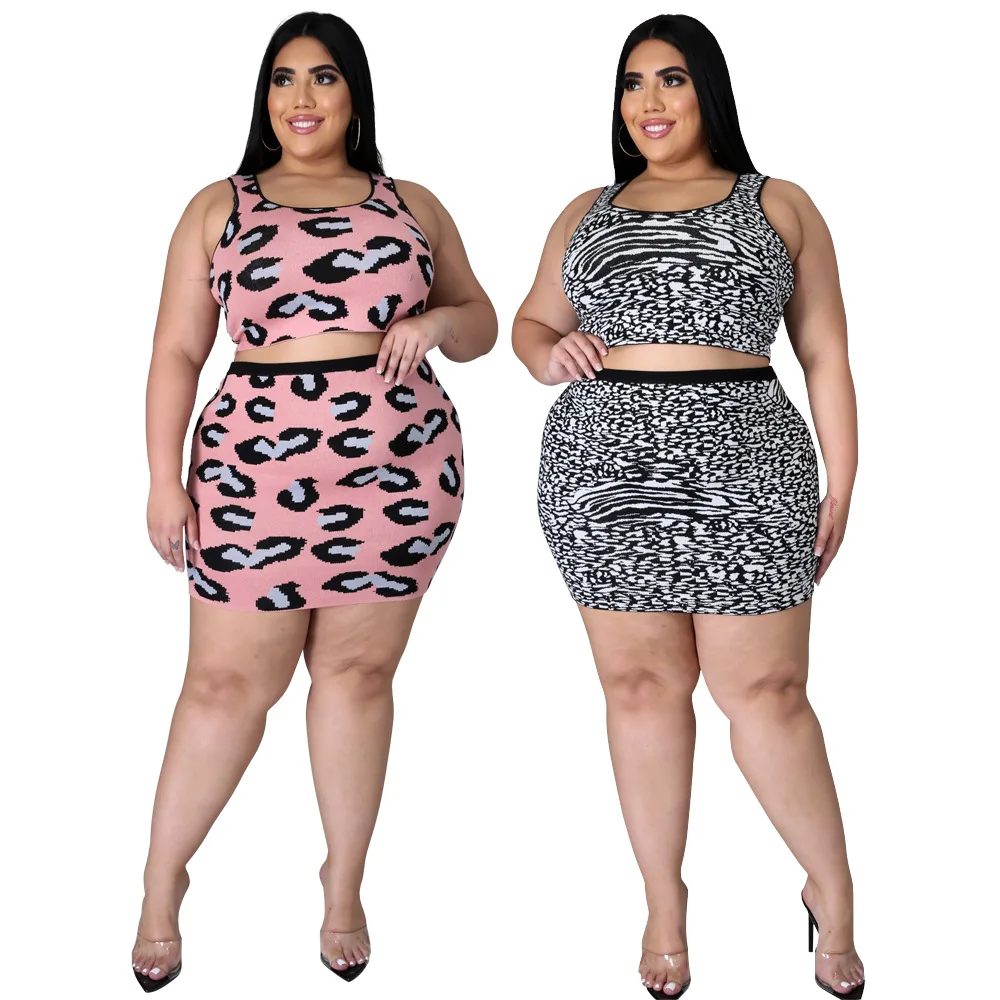 Animal Print Plus Size Two Piece Skirt Sets womens casual dresses 2021 Hot Spring Clothing Lady Fashion Sexy Sets Women, Photo color
Animal Print Plus Size Two Piece Skirt Sets womens casual dresses 2021 Hot Spring Clothing Lady Fashion Sexy Sets Women, Photo color