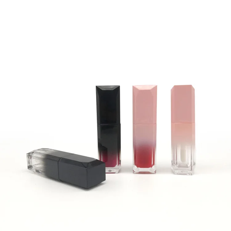 New square 5ml pink black white cosmetic beauty lip gloss tube container with private logo
New square 5ml pink black white cosmetic beauty lip gloss tube container with private logo