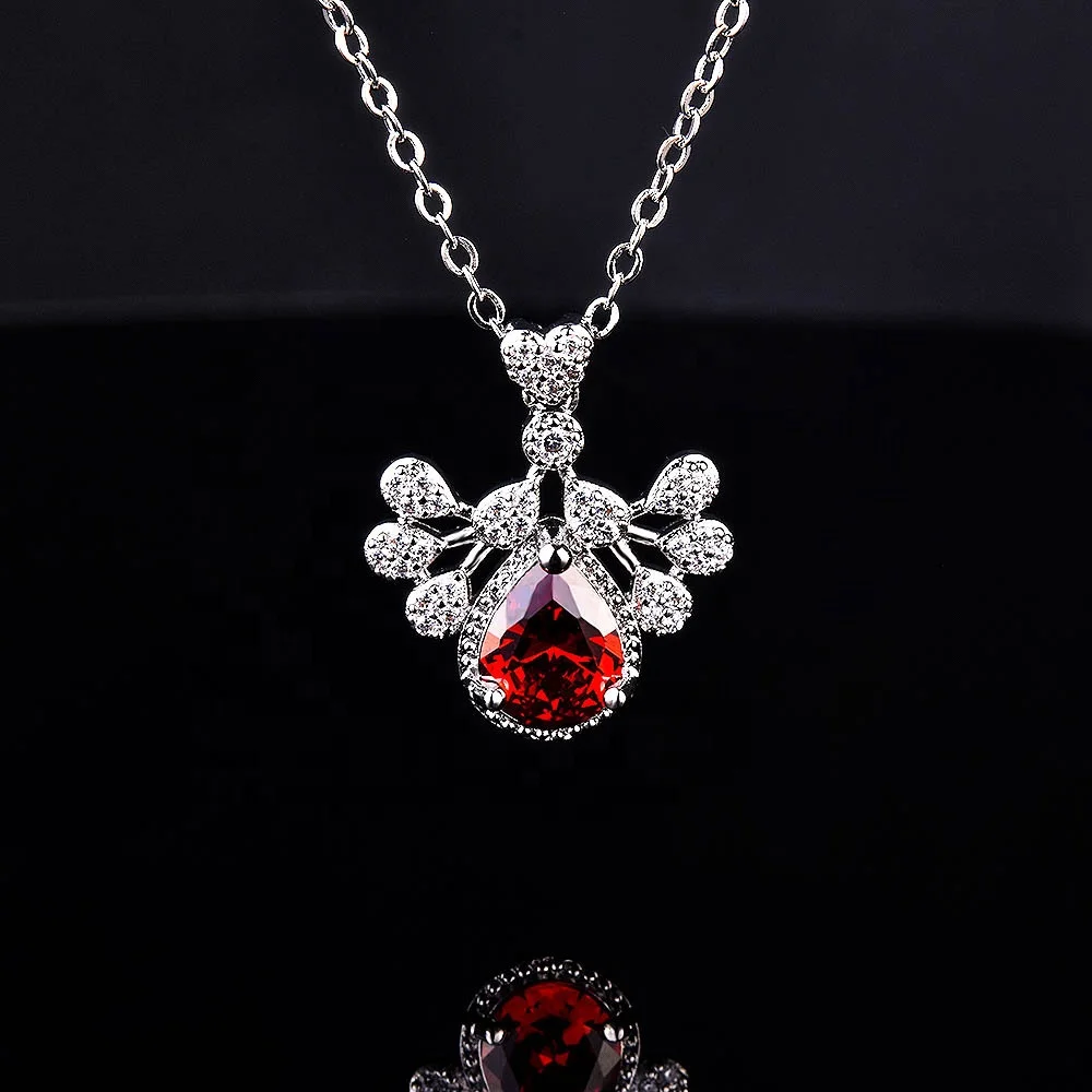 Luxury Ruby Gemstone Peacock Flap Pendant Water Drop Shaped Necklace For Women Jewelry Christmas Gift, Picture shows
Luxury Ruby Gemstone Peacock Flap Pendant Water Drop Shaped Necklace For Women Jewelry Christmas Gift, Picture shows