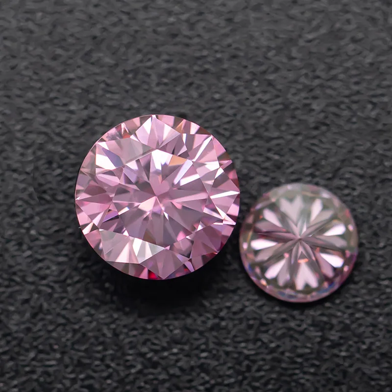 Round Brilliant Cut Diamond Test Past Pink Loose Moissanite Stone 0.5-2 Carat Gemstone Beads for Party Ring Jewelry Making Gift
Round Brilliant Cut Diamond Test Past Pink Loose Moissanite Stone 0.5-2 Carat Gemstone Beads for Party Ring Jewelry Making Gift