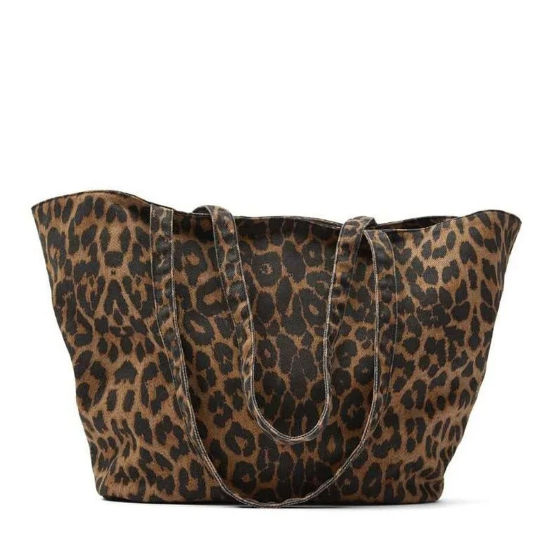 Tote Bag Female Leopard Print Animal Print Fabric, One-shoulder Portable Canvas Shopping Bag
Tote Bag Female Leopard Print Animal Print Fabric, One-shoulder Portable Canvas Shopping Bag