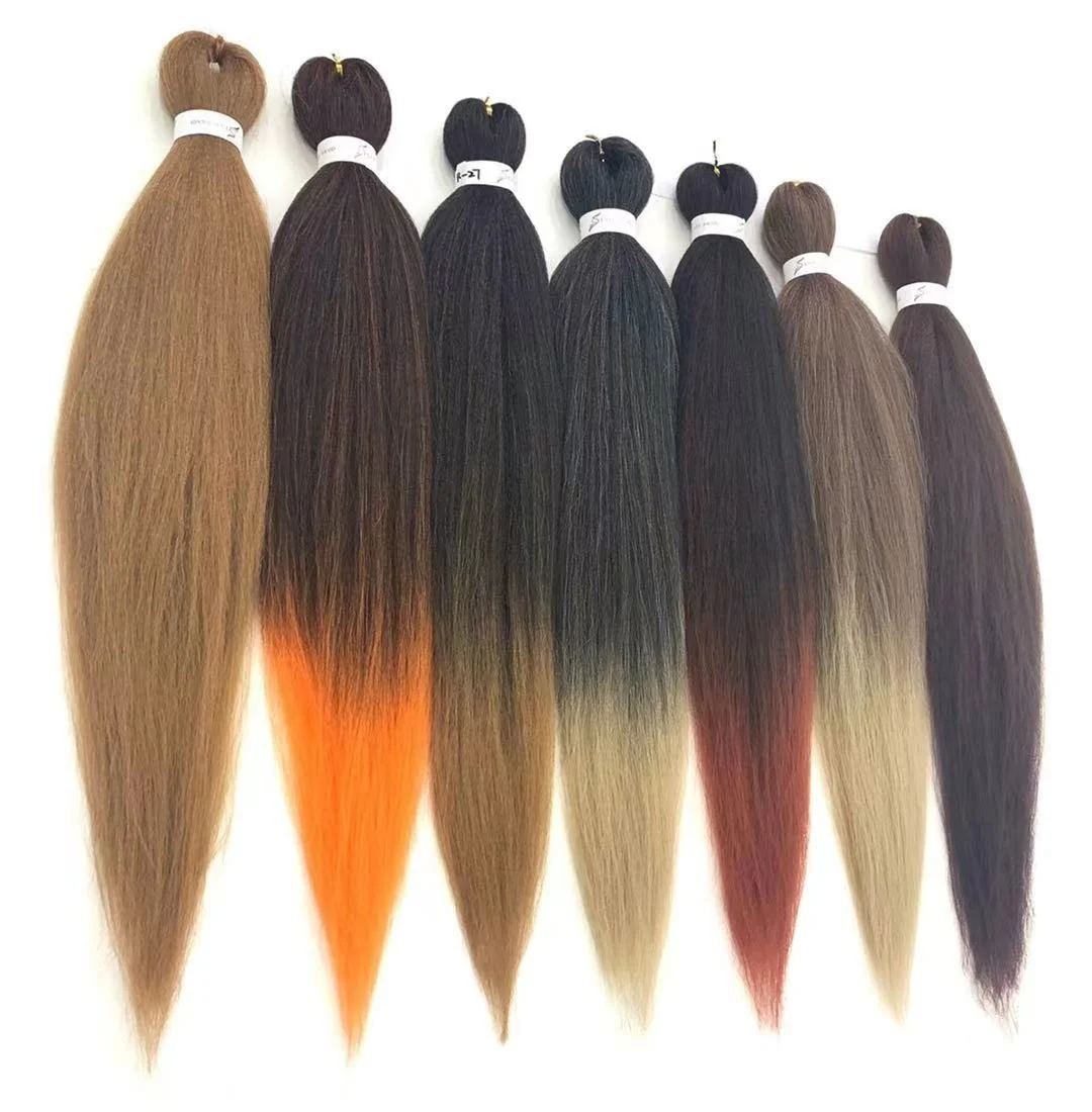 LK 24 inch Ombre expression braiding hair jumbo 90g African synthetic braided hair extension, Image display
LK 24 inch Ombre expression braiding hair jumbo 90g African synthetic braided hair extension, Image display