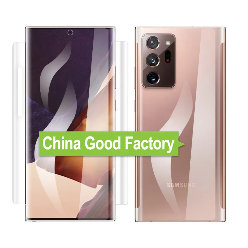 New Product Full Edge Body Cover Film for Samsung Galaxy S20/S20 Plus Anti Shock Screen Protector S20 Ultra Tpu Film, Use layer is transparent
New Product Full Edge Body Cover Film for Samsung Galaxy S20/S20 Plus Anti Shock Screen Protector S20 Ultra Tpu Film, Use layer is transparent