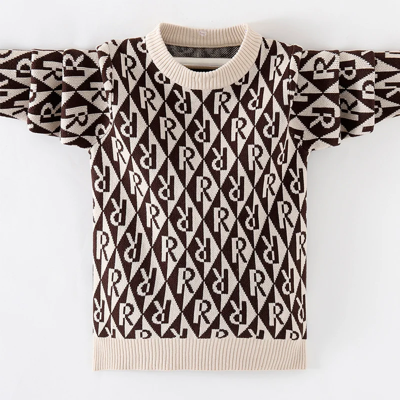 Children's round neck sweater winter autumn computer knitting pullover sweater
Children's round neck sweater winter autumn computer knitting pullover sweater