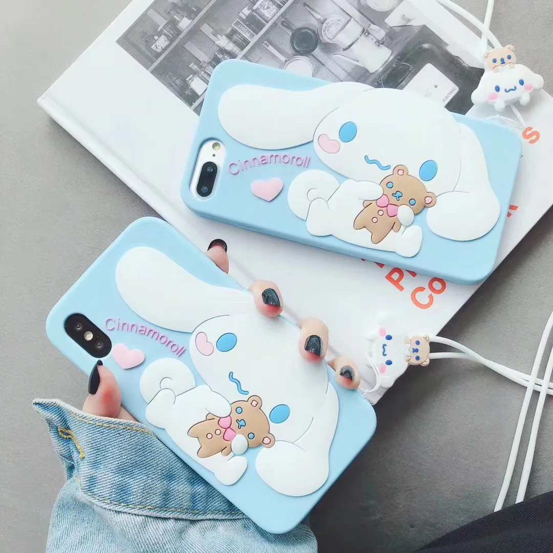 Cinnamoroll Case for iPhone 12 Pro Max 12 Mini 11 pro X XR 8 Funny 3D Cartoon Dog Silicone Cover, Colorful
Cinnamoroll Case for iPhone 12 Pro Max 12 Mini 11 pro X XR 8 Funny 3D Cartoon Dog Silicone Cover, Colorful