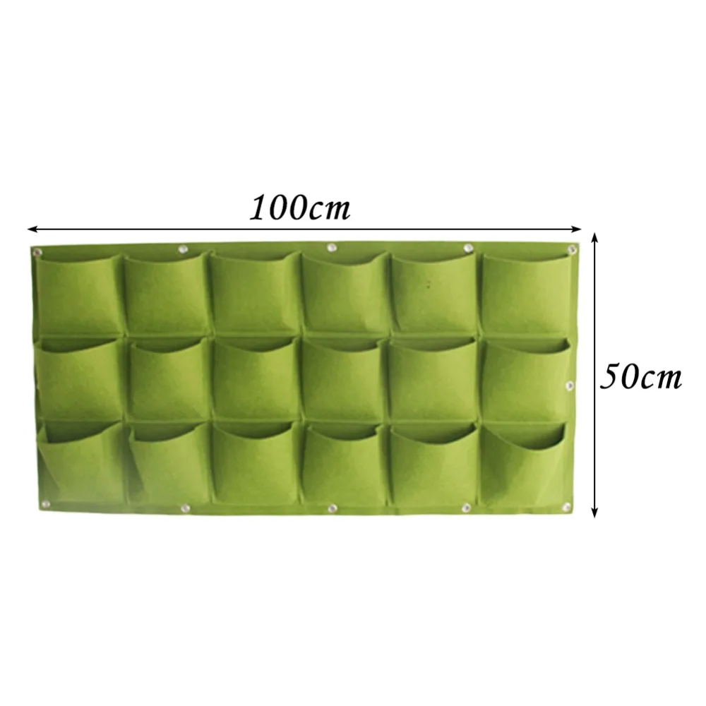 Planting Bag Family Balcony Garden Indoor Green Planter Wall Home Decor 18/9 Pockets Green Environment Felt Wall Hanging, As photo
Planting Bag Family Balcony Garden Indoor Green Planter Wall Home Decor 18/9 Pockets Green Environment Felt Wall Hanging, As photo
