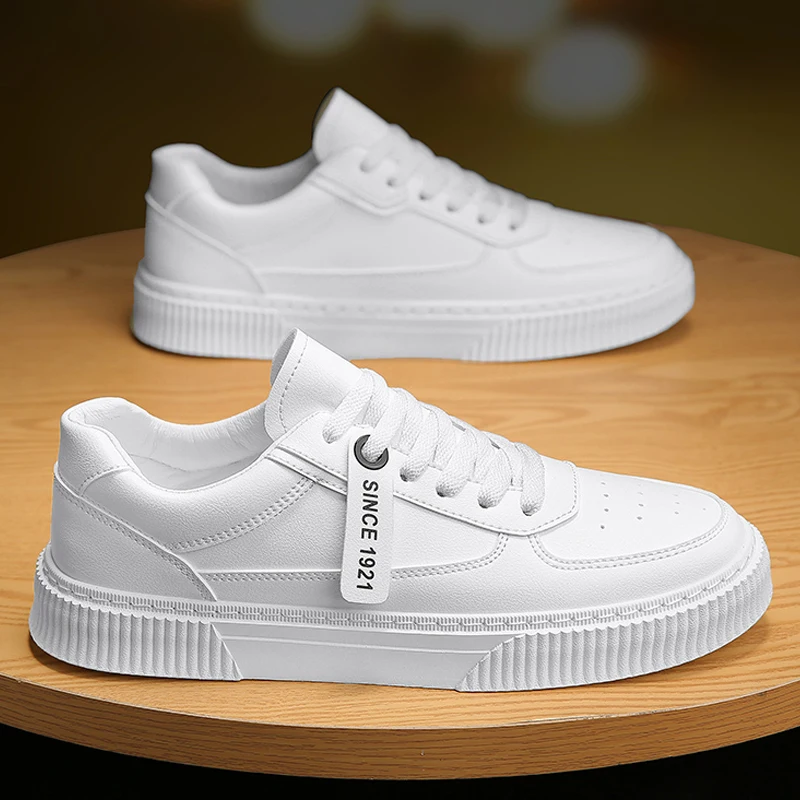 2307 customized logo High quality new style four seasons leisure leather student white casual shoes fashion men's sport shoes, 3 color
2307 customized logo High quality new style four seasons leisure leather student white casual shoes fashion men's sport shoes, 3 color