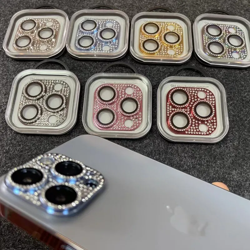 Luxury Bling Diamond Metal Rear Camera Lens Screen Protector For iPhone 13 12 Pro Max 3D Full Tempered Glass Lens Protector, Mix
Luxury Bling Diamond Metal Rear Camera Lens Screen Protector For iPhone 13 12 Pro Max 3D Full Tempered Glass Lens Protector, Mix