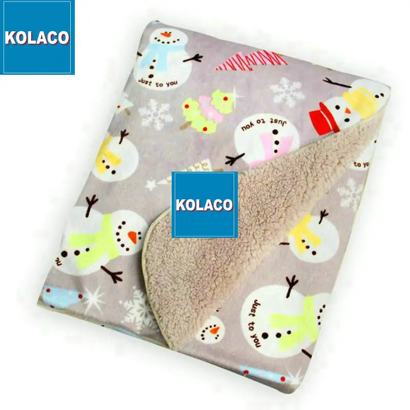 Manufacturer wholesale new children blanket cloud sable wool blanket kindergarten gift baby sleep swaddle blanket