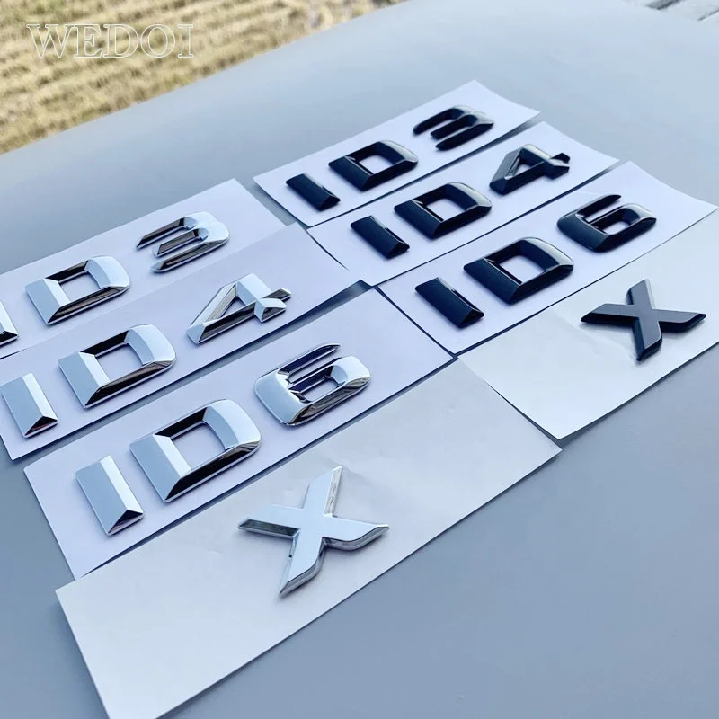 VW ID.3 ID.4 ID.6 X Trunk Decoration Logo For Volkswagen 3D High Performance Modified Rear Trunk Letter Sticker Badge Decals
VW ID.3 ID.4 ID.6 X Trunk Decoration Logo For Volkswagen 3D High Performance Modified Rear Trunk Letter Sticker Badge Decals