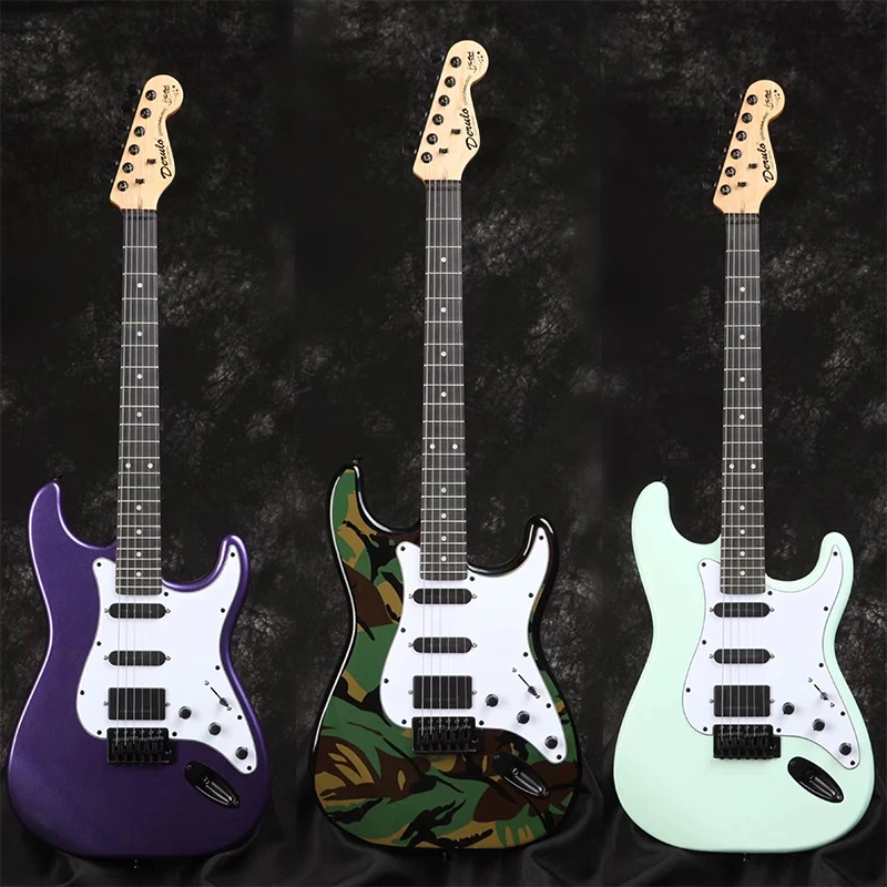 Derulo Electric Guitar HighQuality 6Strings ST type Cheap Price Coloured drawing or pattern BoutiqueElectric Guita Factory price
Derulo Electric Guitar HighQuality 6Strings ST type Cheap Price Coloured drawing or pattern BoutiqueElectric Guita Factory price