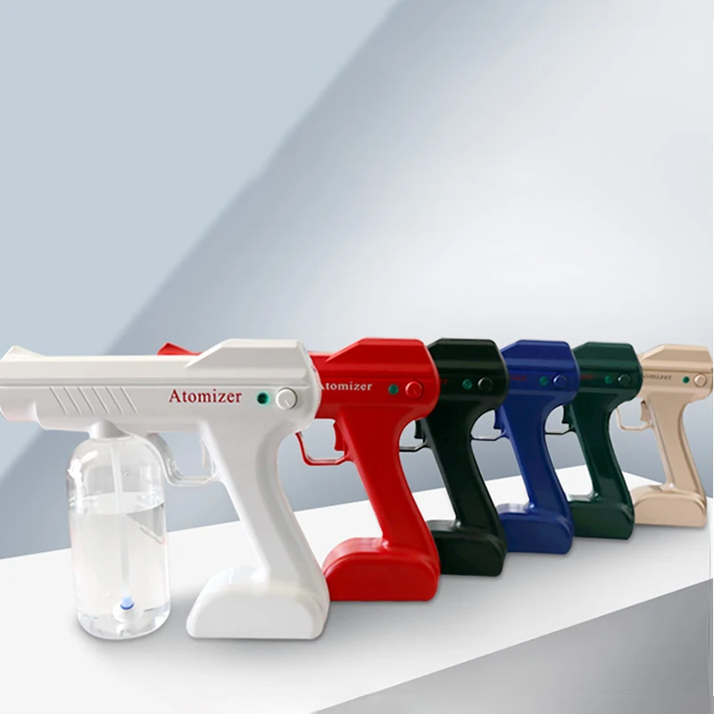 High Quality Sanitiser Gun Electric Nano Blue Ray Electrico Pistola Atomizadora Ds350, White
High Quality Sanitiser Gun Electric Nano Blue Ray Electrico Pistola Atomizadora Ds350, White