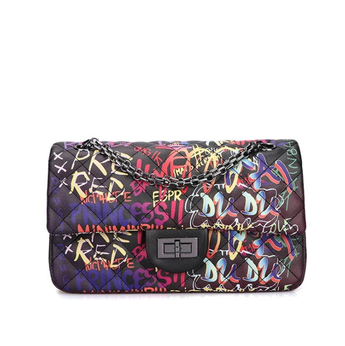 fashion ladies black handbags women pu leather Color graffiti bags rainbow purse handbag graffiti bag handbag women
fashion ladies black handbags women pu leather Color graffiti bags rainbow purse handbag graffiti bag handbag women