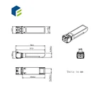 10GBASE LR SFP+ dual fiber SMF LC 1310nm 10km DDM Transceiver Module 10G SFP