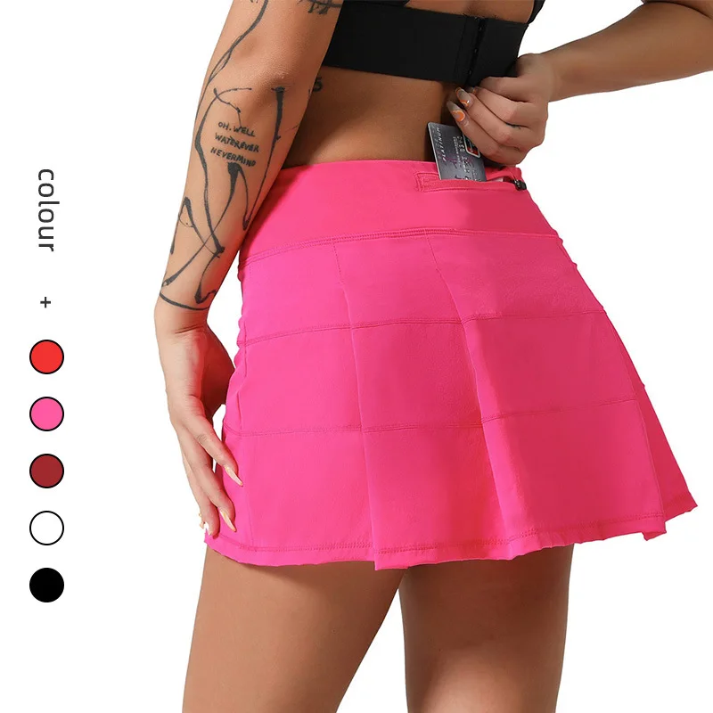 Hot Sports Short Skirt Female Pleated Tennis Skirt Anti-Glare Dance Yoga Fitness Skirt
Hot Sports Short Skirt Female Pleated Tennis Skirt Anti-Glare Dance Yoga Fitness Skirt
