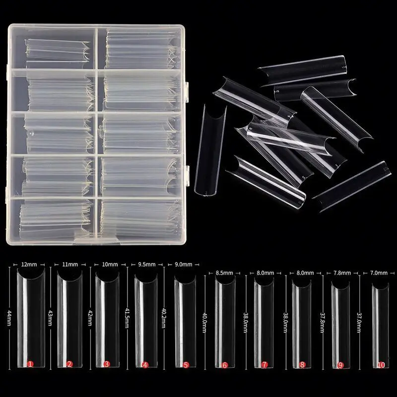 Wholesale 500 pieces of nail art type French Water Pipe Nail Piece Long Acrylic Artificial False French XL XXL XXXL Nails Tips
Wholesale 500 pieces of nail art type French Water Pipe Nail Piece Long Acrylic Artificial False French XL XXL XXXL Nails Tips