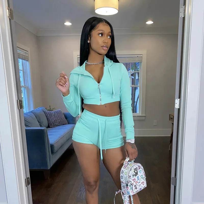 2021 Women full sleeve zipper sweatshirts sets Long Sleeves High Waist Shorts Hooded Tracksuits For Women Casual Hoodie Sets
2021 Women full sleeve zipper sweatshirts sets Long Sleeves High Waist Shorts Hooded Tracksuits For Women Casual Hoodie Sets