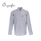 Fast delivery full sleeve yarn dyed men suits shirts formal