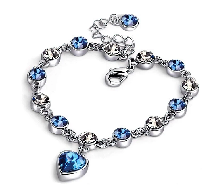 S925 Sterling Silver Love Gemstone Heart Of The Sea Bracelet, The Brilliance Of A Gift Necklace For Boyfriend And mother
S925 Sterling Silver Love Gemstone Heart Of The Sea Bracelet, The Brilliance Of A Gift Necklace For Boyfriend And mother