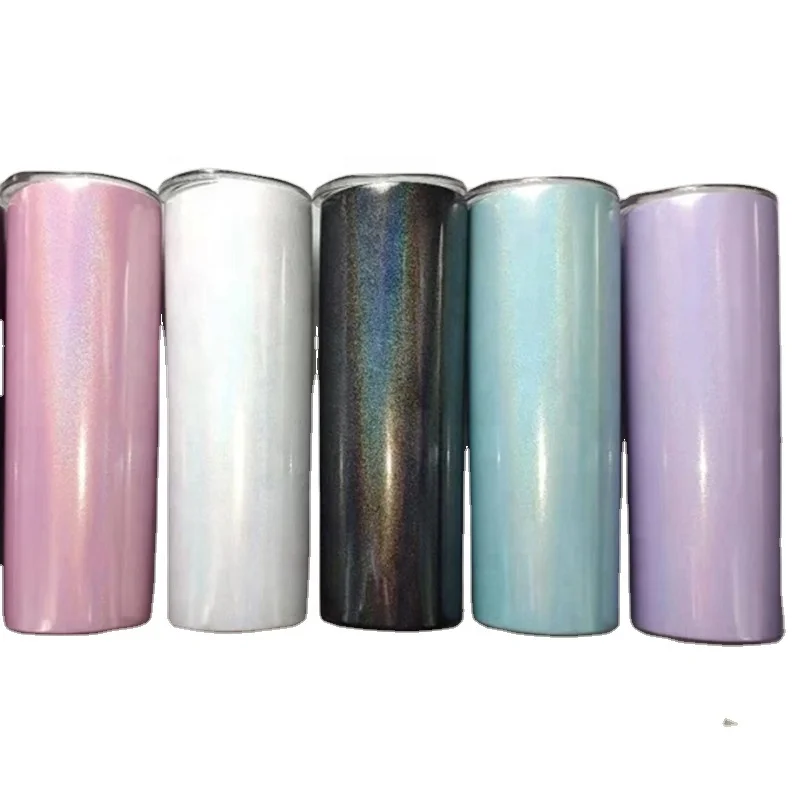 Read to Ship: Sublimation Blanks 20oz Glitter Skinny Double Walled Stainless Steel Tumbler With Lid and Straw
Read to Ship: Sublimation Blanks 20oz Glitter Skinny Double Walled Stainless Steel Tumbler With Lid and Straw