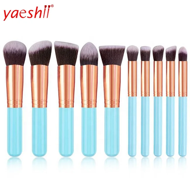 Yaeshii 10 Pcs Makeup Brushes Portable Multifunctional Soft Cyan Makeup Kabuki Brush Set women makeup tools Beauty Girl, Optional color or customized makeup brush
Yaeshii 10 Pcs Makeup Brushes Portable Multifunctional Soft Cyan Makeup Kabuki Brush Set women makeup tools Beauty Girl, Optional color or customized makeup brush