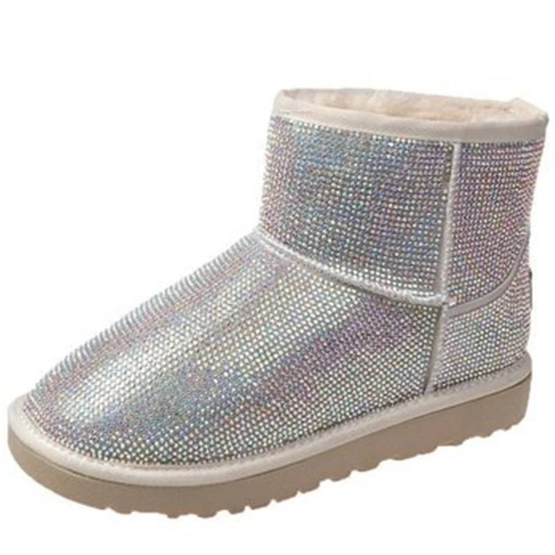 Dropshipping Custom Logo Winter New Full Rhinestone Snow Boots Women Korean Style Fashion Trendy Warm Round Toe Anti Ski Boot
Dropshipping Custom Logo Winter New Full Rhinestone Snow Boots Women Korean Style Fashion Trendy Warm Round Toe Anti Ski Boot